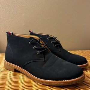 Tommy Hilfiger Chukka Ankle Boots Blue Suede size 7.5
